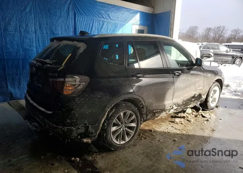2015 BMW X3 xDrive28I from USA, damaged, VIN 5UXWX9C54F0D46600